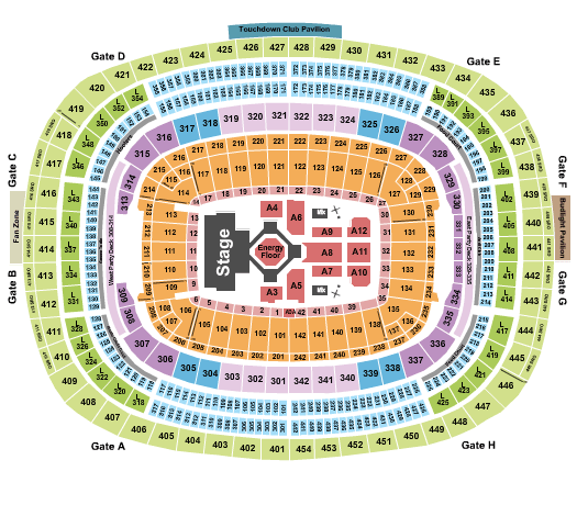 Northwest Stadium Kendrick Lamar Seating Chart